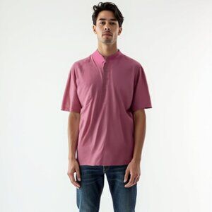 ❤️ PGA tour Men's Pink Polo Shirt L